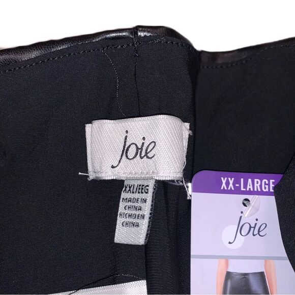JOIE | Limited Edition | Black Faux Leather Legging | Size XXL - Picture 5 of 13